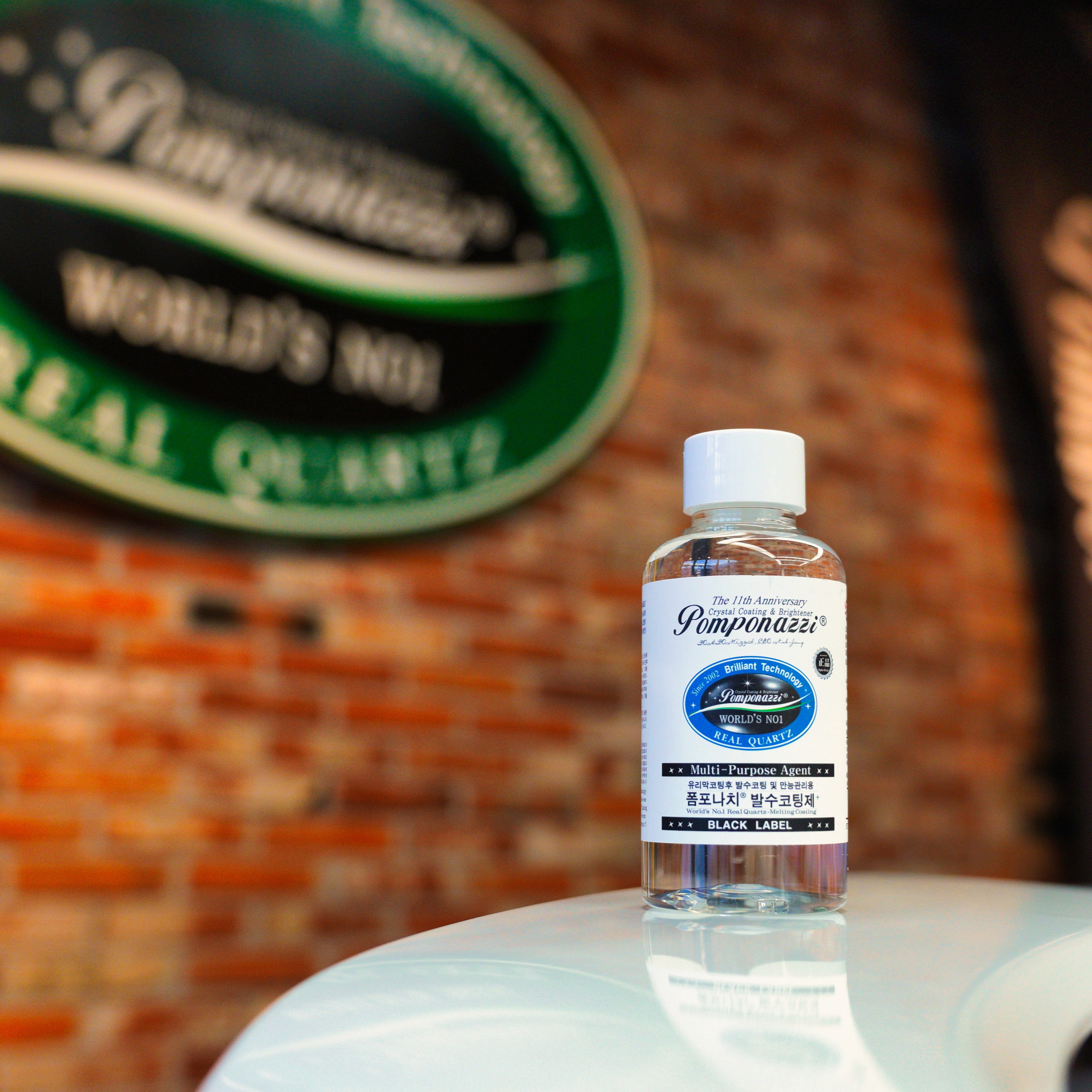 폼포나치 무기질 발수코팅제 100ml 유리 QD 물왁스 퀵디테일러 자동차광택제 코팅관리제 이미지 7