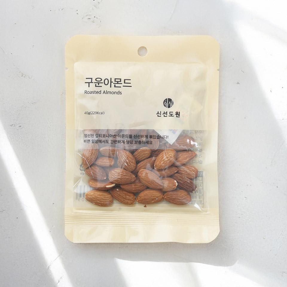 메가마트 신선도원 구운아몬드 40g - 메인 이미지