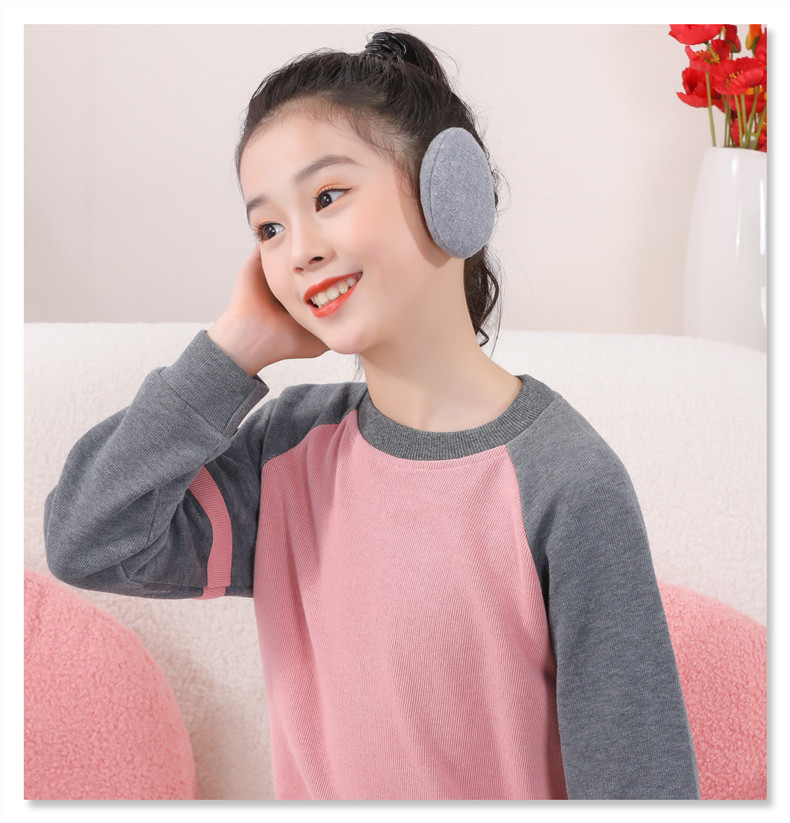 소중대size 똑딱이 귀마개 끈없는 귀마개 분리형 귀도리 귀덮개 - 상세 이미지 3
