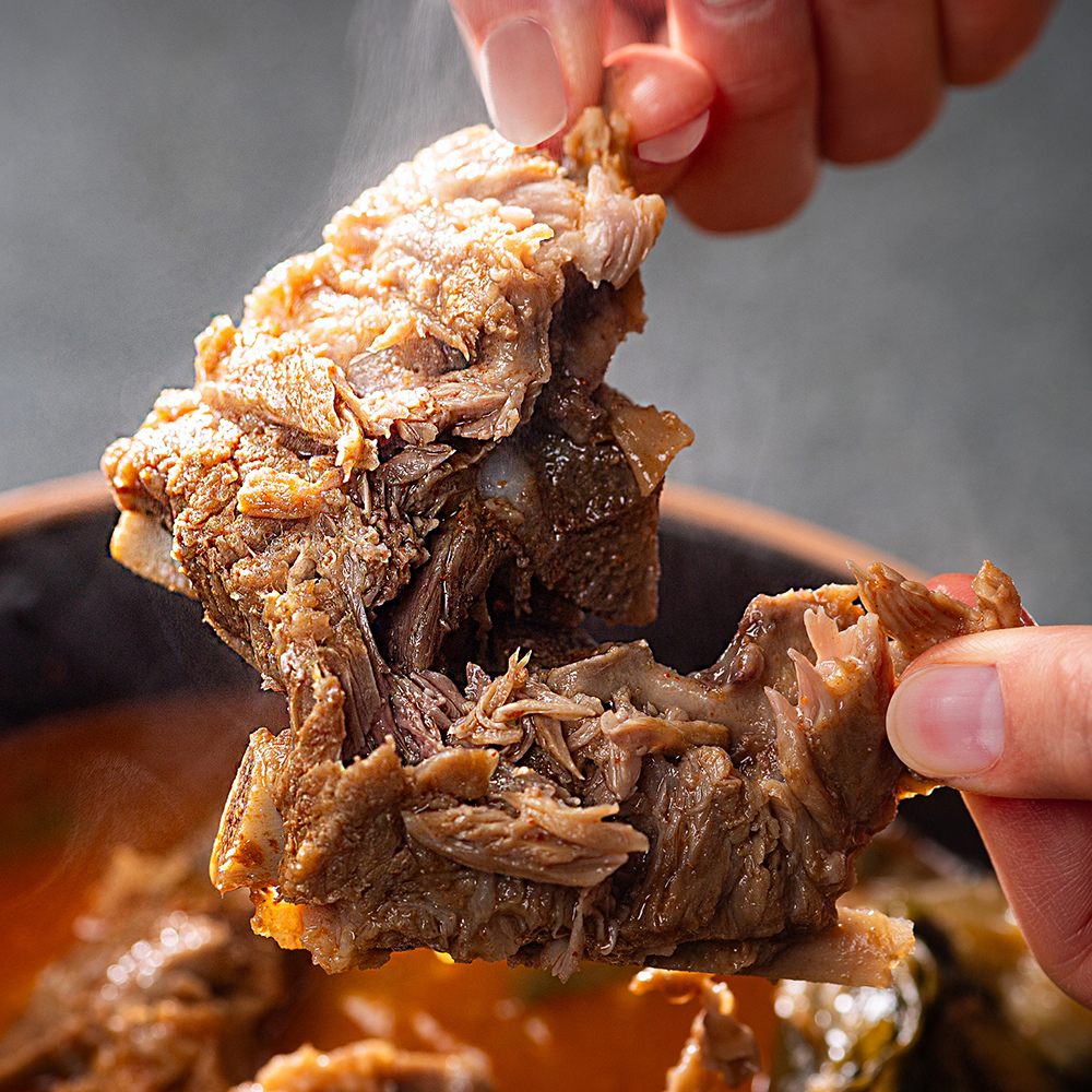 우거지 뼈해장국 감자탕 1kg 해장국 국밥 캠핑음식
