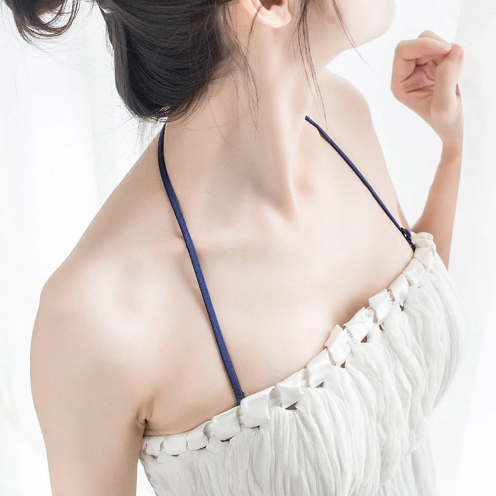 오프숄더 홀터넥 브라끈 패션 누드끈 브래지어끈 얇은 어깨끈 브라자끈 - 상세 이미지 4
