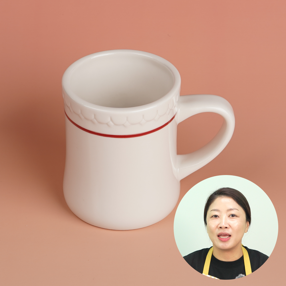 시라쿠스 쉐난고 카디날 카디널 머그잔 도자기 컵세트 오목머그 400ml - 메인 이미지