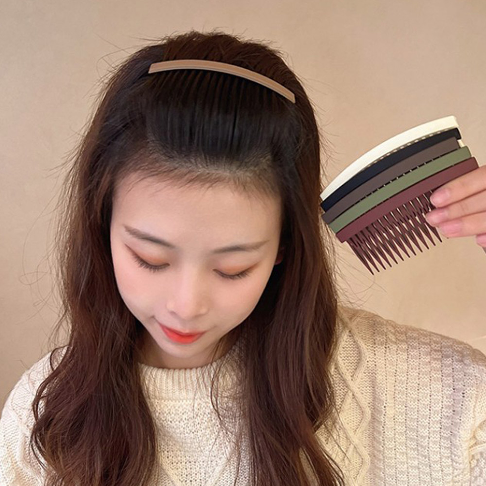 빗살 무광 헤어빗핀 추천 귀안아픈 앞머리 잔머리 정리 활용법