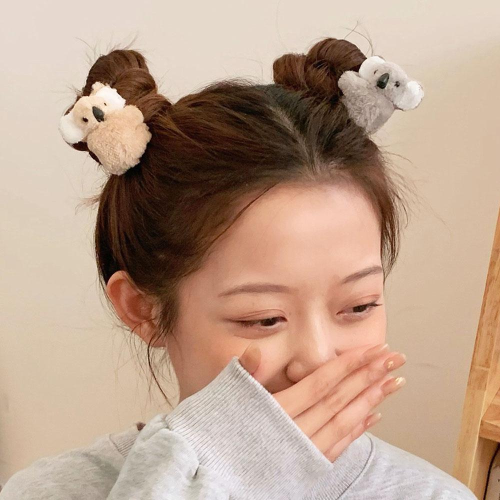 코알라 집게핀 귀여운 데일리 포인트 동물 인형 미니 헤어핀 - 상품 이미지