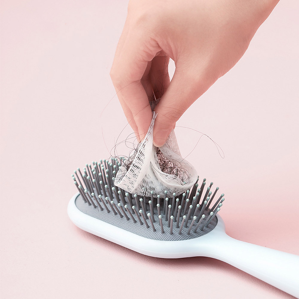 머리카락 빗 거름망 50장 머리빗 커버망 드라이 왕 브러쉬 - 상품 이미지