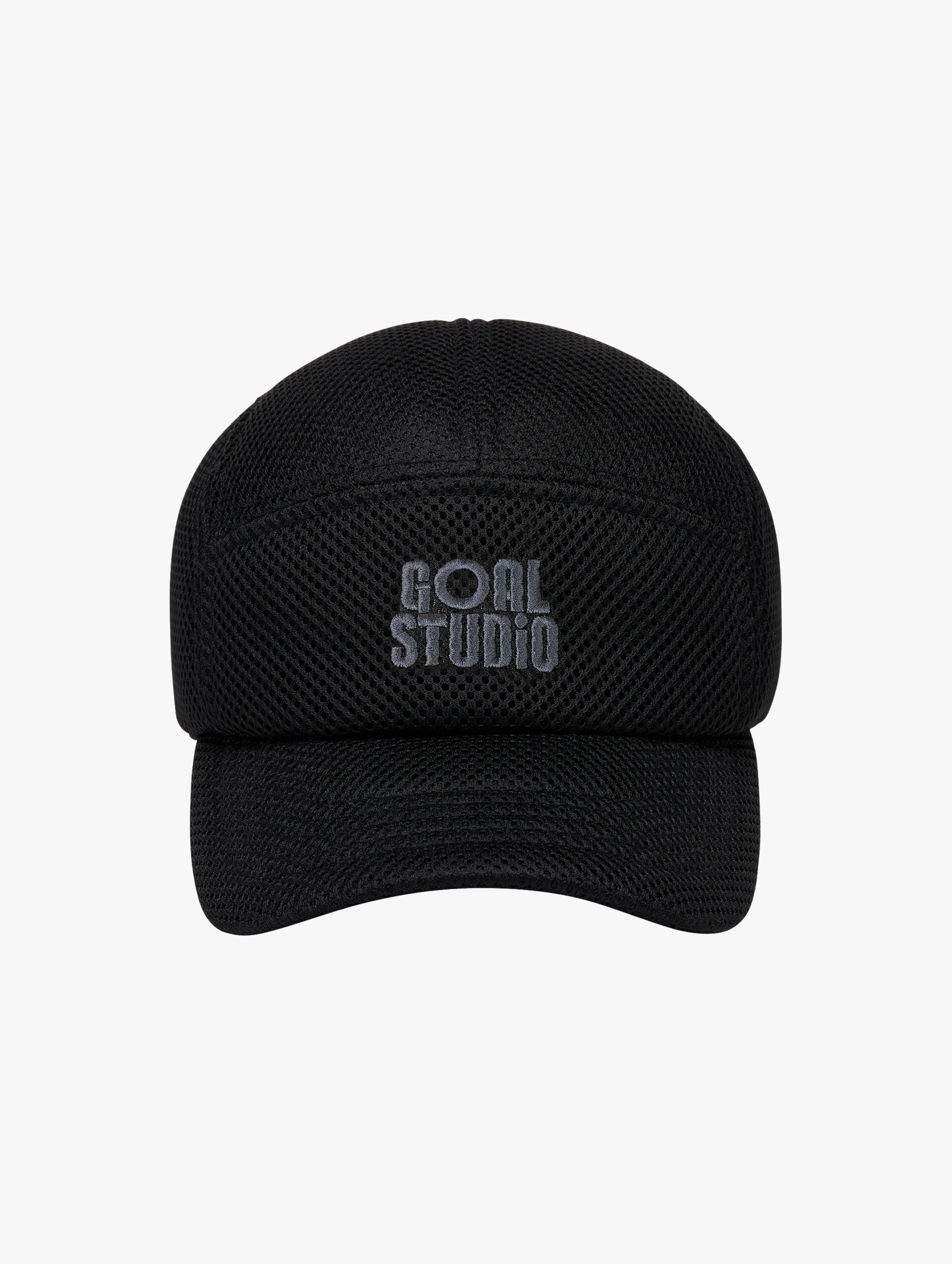 GOAL AIRTHROUGH RUNNING CAP-BLACK - 상품 이미지