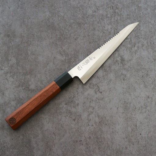 칼명인 조상진 해전도 비늘치기 장어칼 팔각 톱니 창칼 + 자석 나무 칼집 레이져 각인 무료