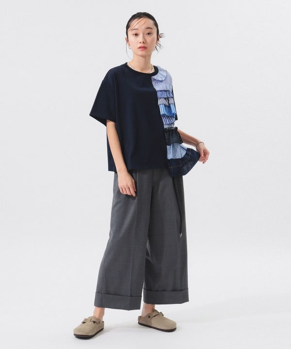 빔즈 재팬 BEAMS JAPAN x TORI-TO 별주 티어드 아시메 티셔츠 25SS - 상품 이미지