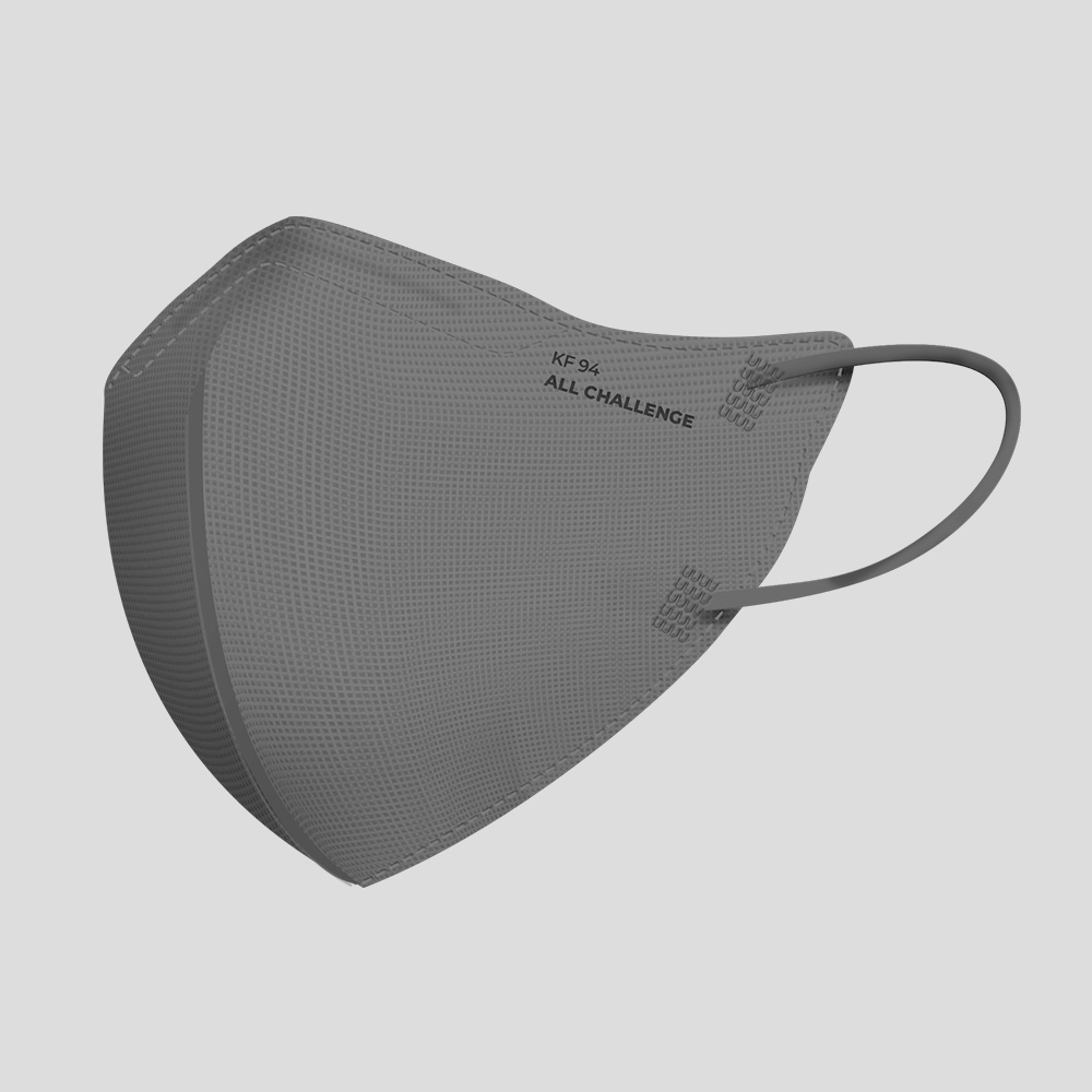 올챌린지 플러스 KF94 마스크 새부리형 50매+50매 국산 사계절용 덴탈마스크 대형