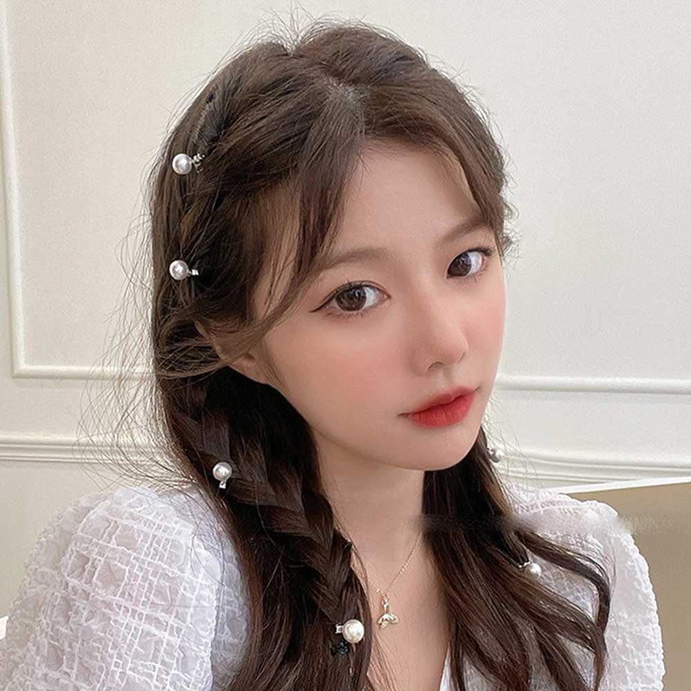 10p 미니 진주 포인트핀 진주 실핀 헤어실핀 앞머리 옆머리 - 상세 이미지 2