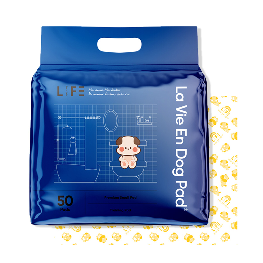 라비앙독 패드 애견 강아지 배변 반려견 논슬립 박스 프리미엄 소형, 50매입, 4개
