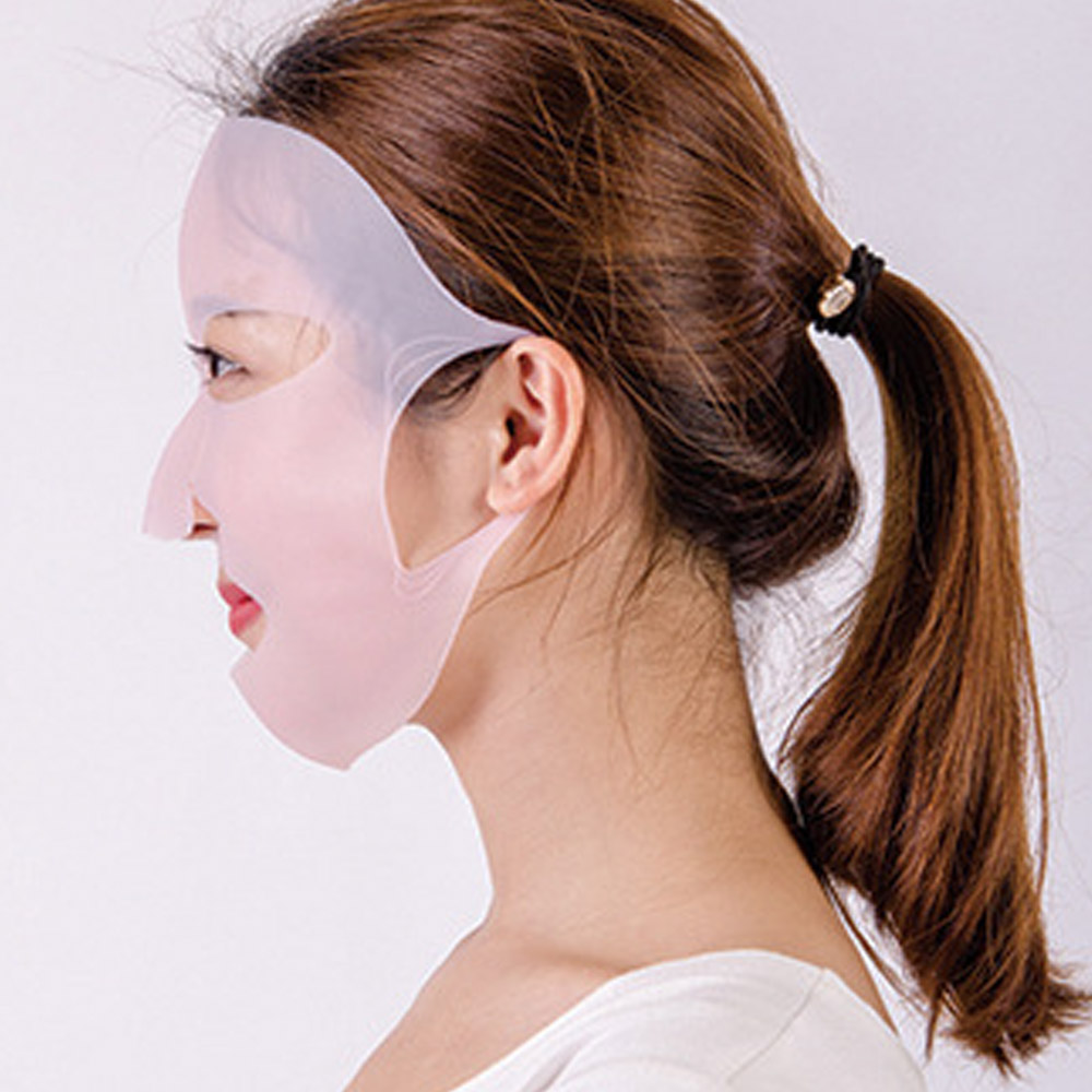 마스크팩 고정 실리콘 덮개 시트팩 1일1팩 커버 보습 수분공급 - 상세 이미지 5