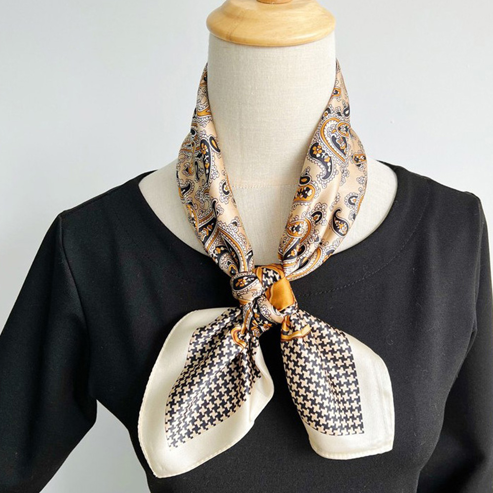 프리미엄 미니 사각 스카프 쁘띠 방도