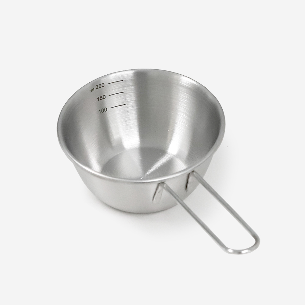 304 스텐 롱핸들 미니 계량컵 200ml / 스텐 손잡이 계량컵 - 상세 이미지 2