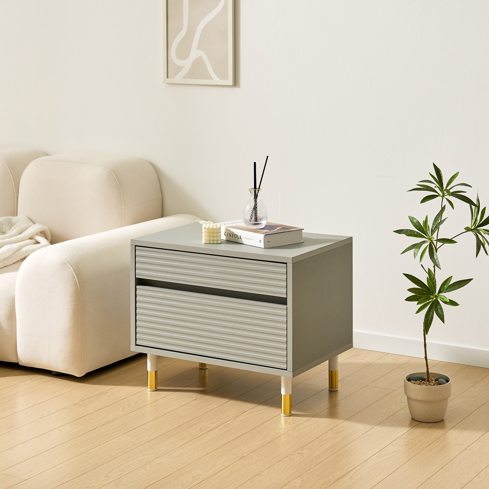 모나코 미니서랍장 침대틈새선반 높은 템바보드 침대옆 틈새 협탁 화이트 - 상세 이미지 3