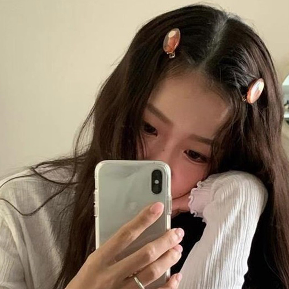 마블 앞머리 핀 옆머리핀 포인트 헤어 삔 고정 클립 미니 집게핀 - 상품 이미지