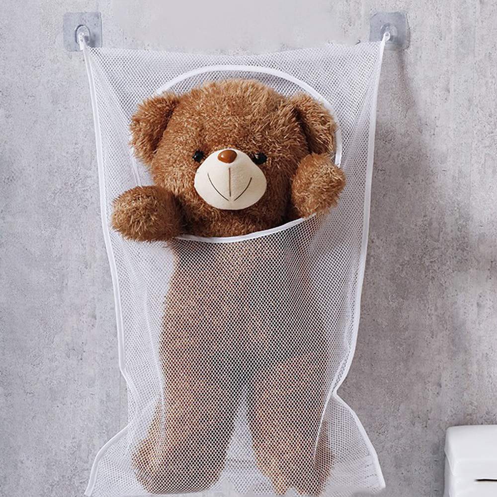 벽걸이 빨래 주머니 바구니 수거함 다용도 문걸이 주머니 문걸이 수납 - 메인 이미지