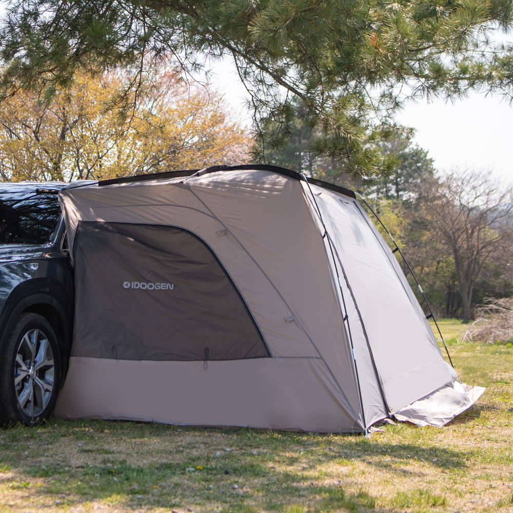 아이두젠 모빌리티 A1 차박 텐트 도킹 쉘터 카 차량용 쉘터 대 (190cm), 라이트그레이