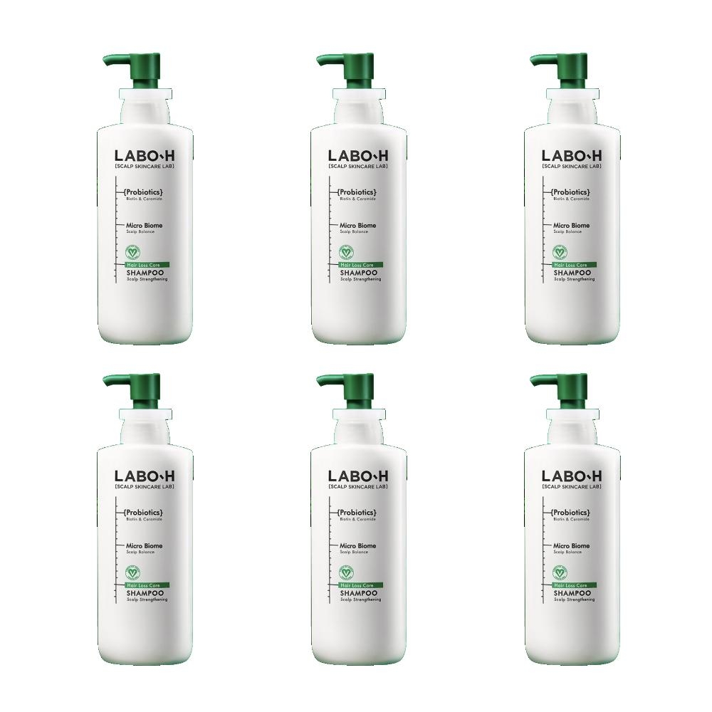 라보에이치샴푸 탈모 라보에이샴푸 샴프 쿨링 내돈내산 후기 라바에이치 지성 400ml 6개 : 동주상점