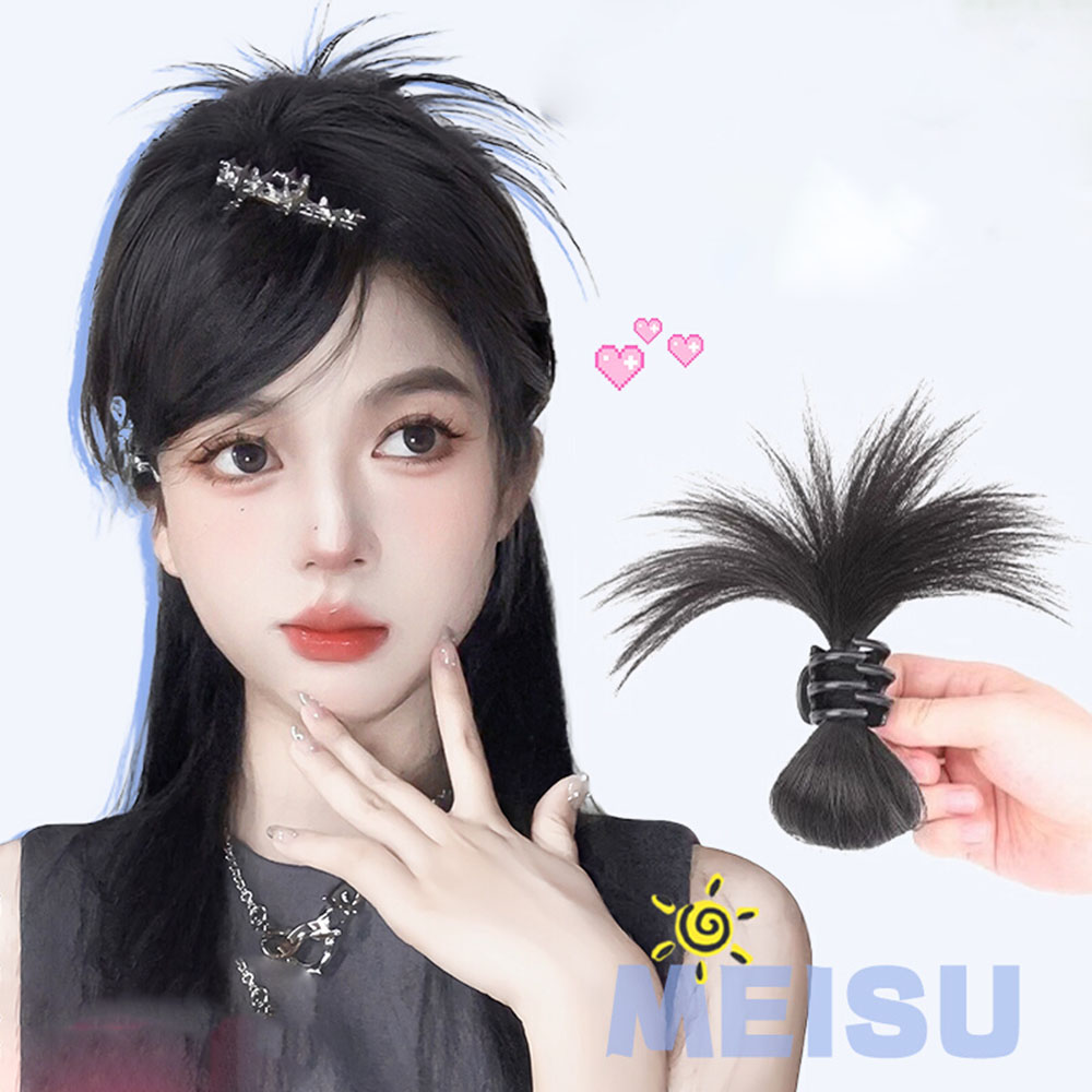 가시 헤어번 깃털번 부분 가발 올림머리 집게핀 집게 붙임머리 - 상세 이미지 2