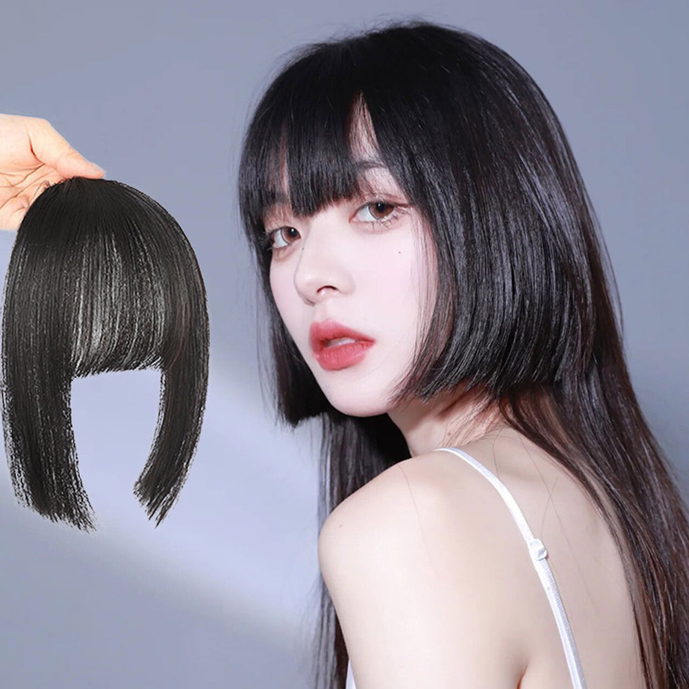 히메컷 ﻿가발 사이드 뱅 앞머리 옆머리 부분 가발 이미지 6