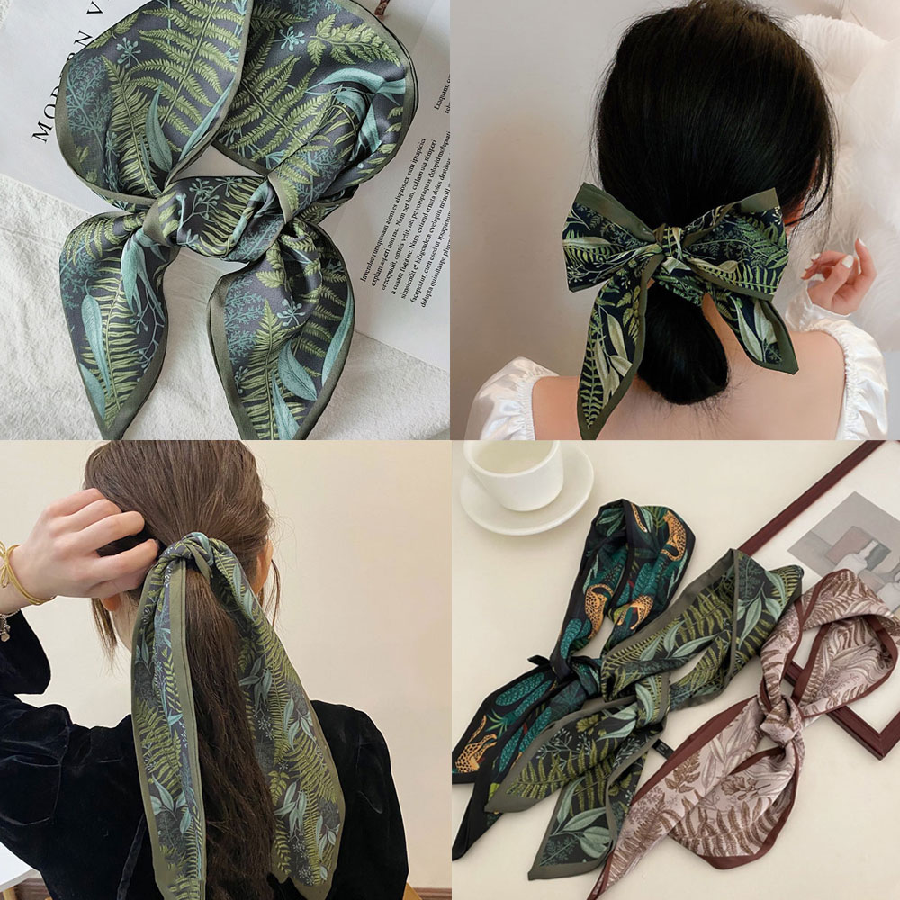 미니 타이 스카프 방도 넥보우 가방 손잡이 쁘띠 레터링