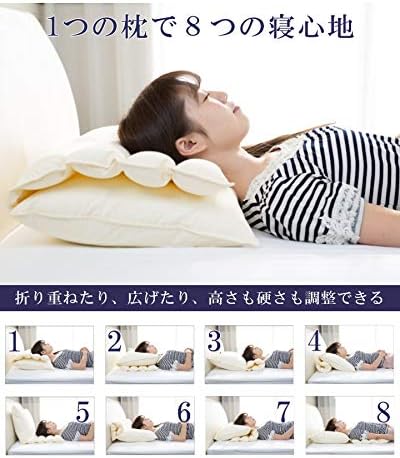 마루하치 Maruhachi Pro 마코토 접이식 코튼 면 일본 호텔 베개 필로우 - 상세 이미지 2
