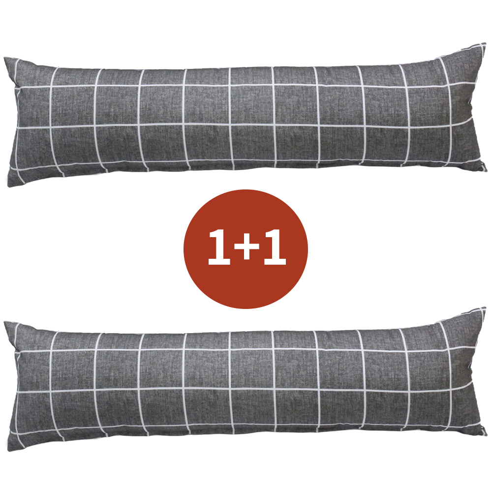 달콤한하루 바디필로우 커버 1+1 35x105 대형 안고자는 긴베개 롱쿠션 솜포함