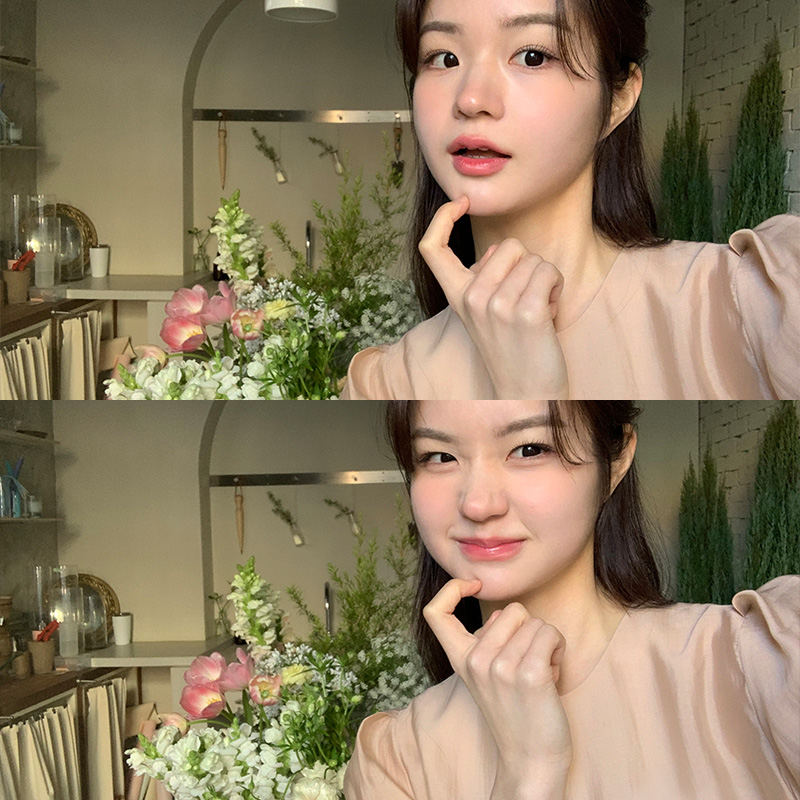 [자체제작] 벨리나 여리핏 텐셀 퍼프 셔링 블라우스 bs8085 - 상세 이미지 5