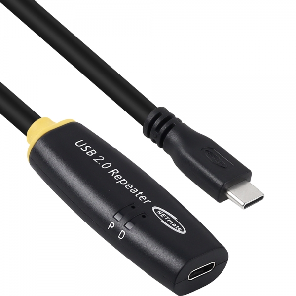 강원전자 넷메이트 USB2.0 C타입 연장 리피터 10m CBL-203CMCF-10P - 상세 이미지 2