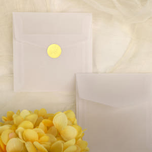 [자체 제작] 140x140mm 고품질 정사각 트레싱지 봉투 청첩장 반투... 실사용 후기 | 효과 있을까? - 상품 이미지 4