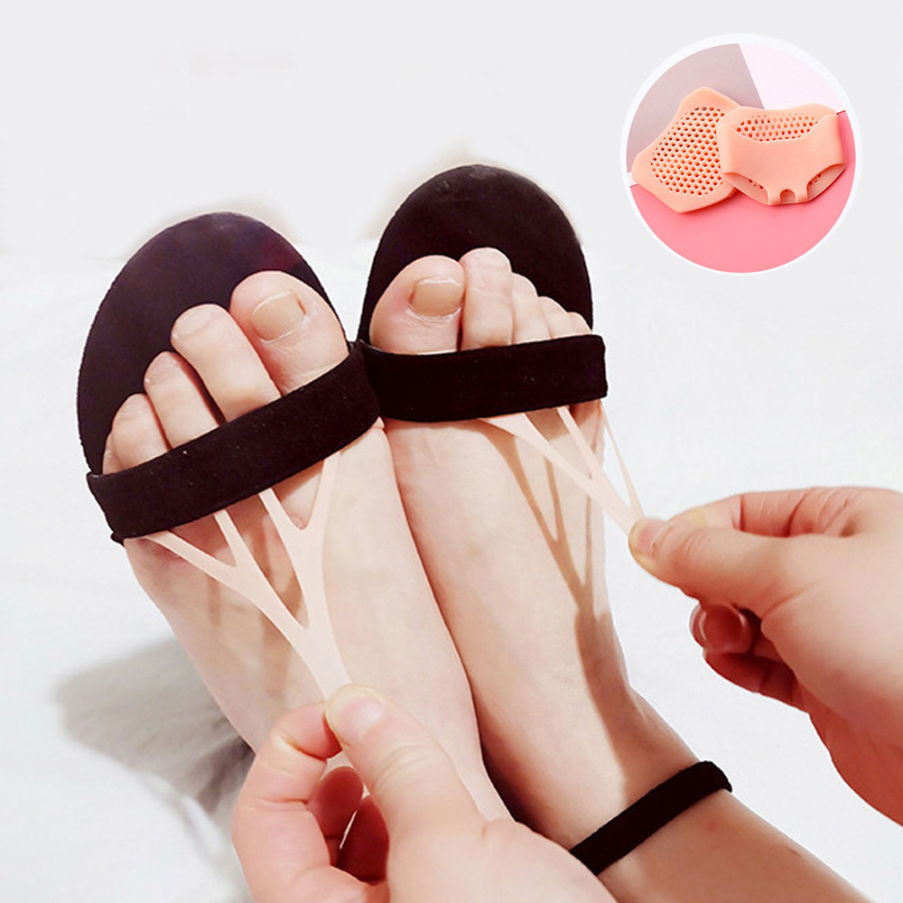 실리콘 앞꿈치 패드 종자골 패드 앞발 쿠션 오픈토 밴드 - 상세 이미지 5