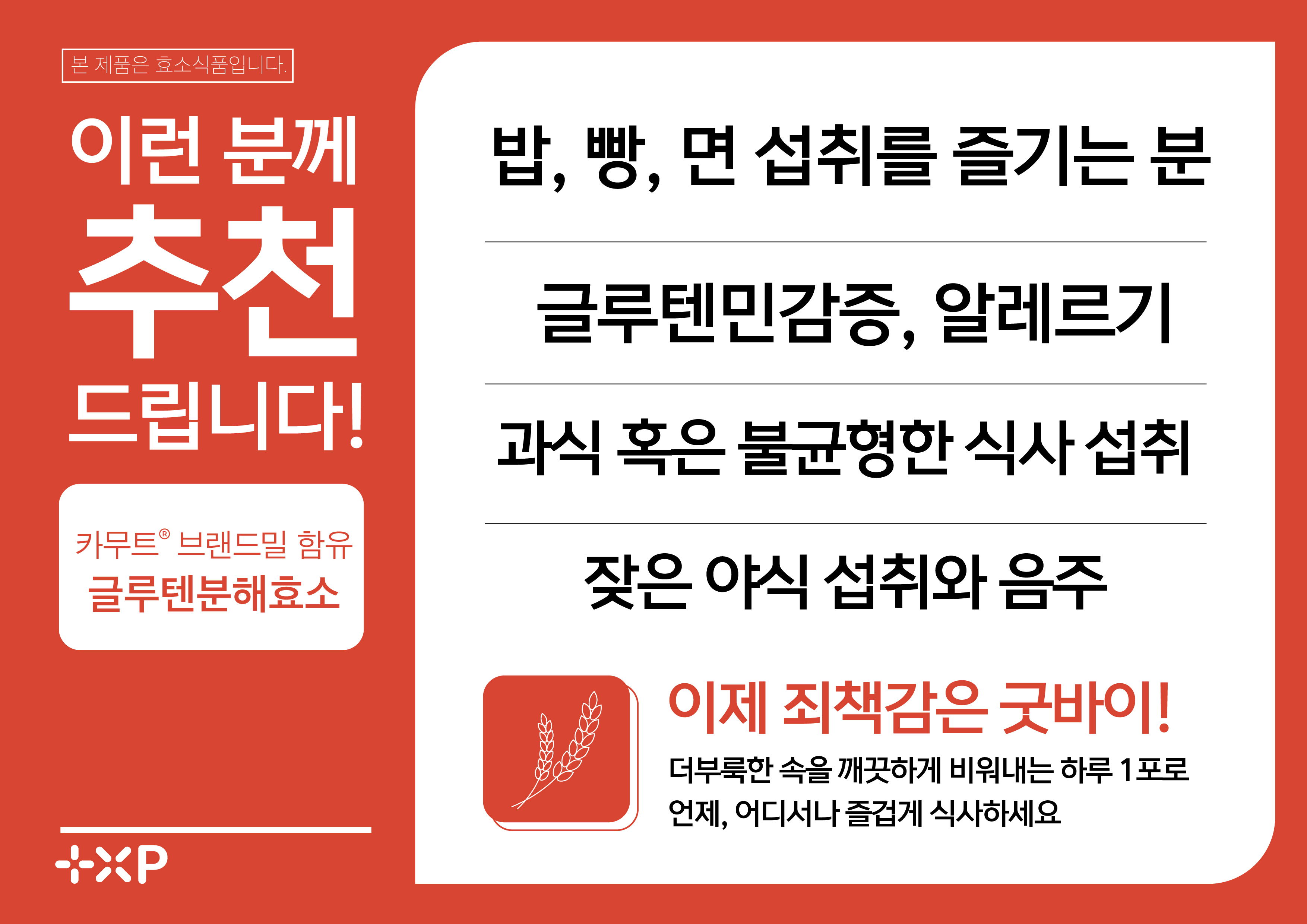 글루텐 분해 카무트 소화 발효 효소 밀가루 탄수화물 프리 추천 30포, 1개 - 상세 이미지 4