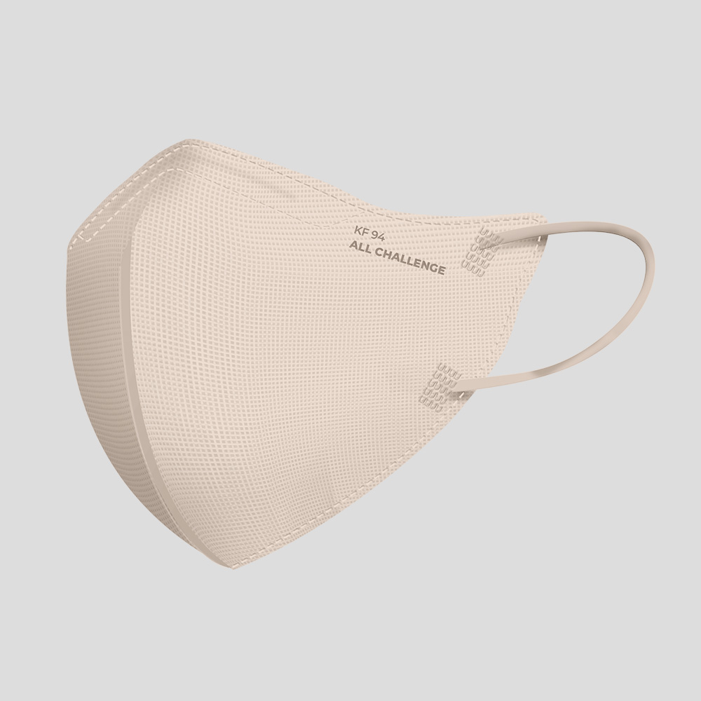 올챌린지 플러스 KF94 마스크 새부리형 50매+50매 국산 사계절용 덴탈마스크 대형