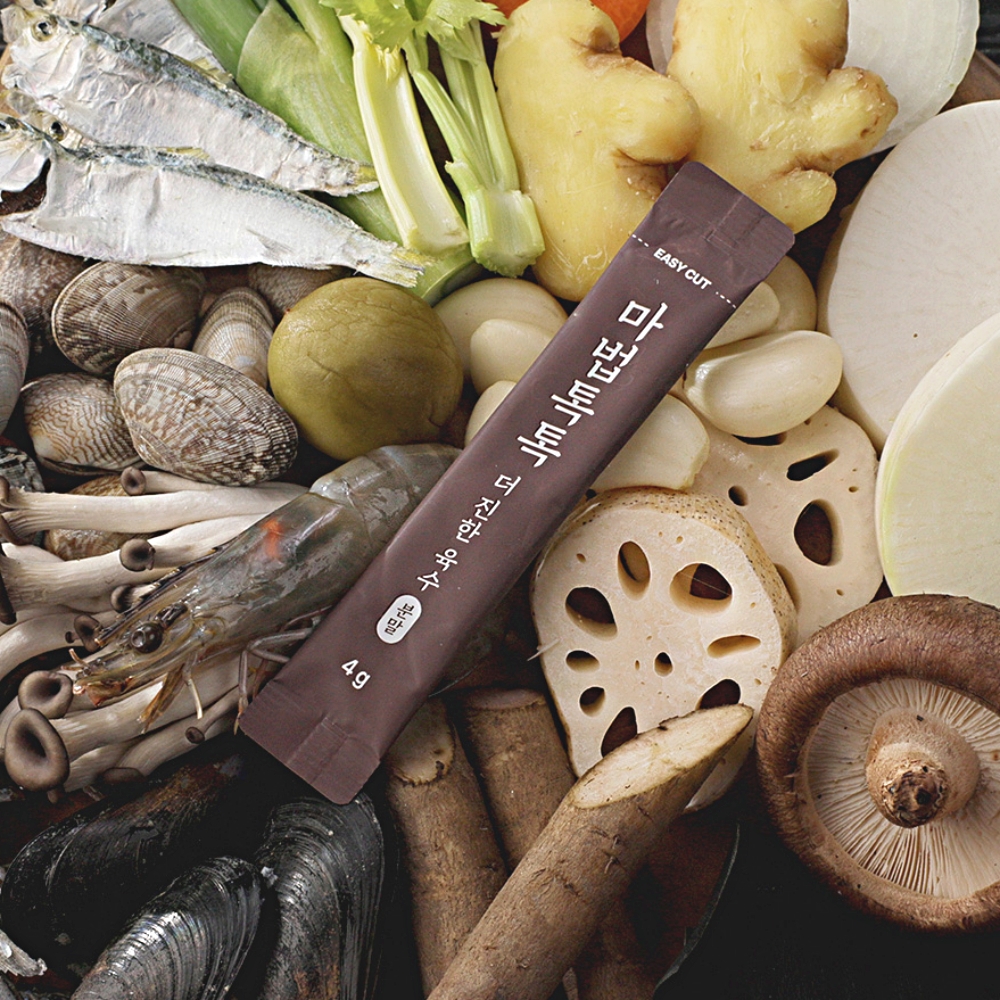 마법톡톡 더진한 육수 UP 업 분말 1세트 83포 다시팩 조미료 분말 육수