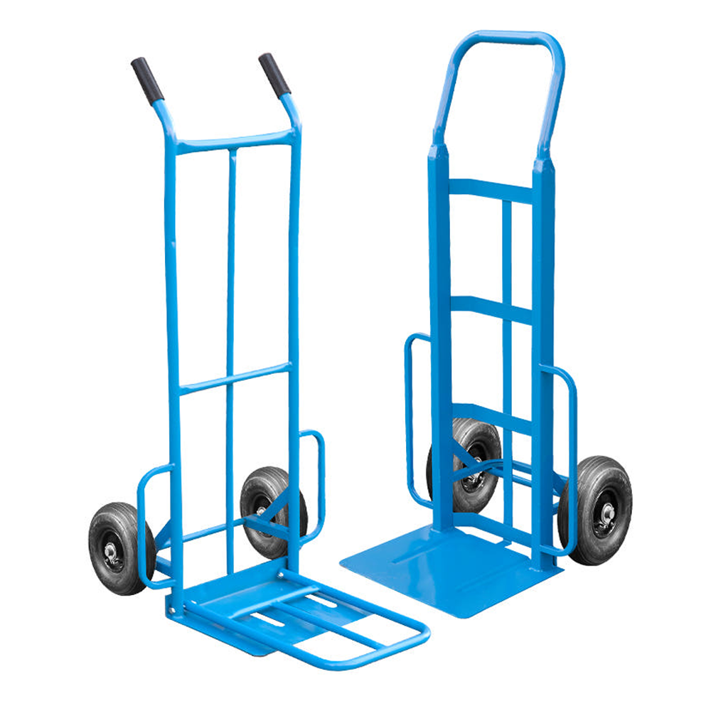 티렉스 카트 구르마 구루마 수레 2단 원형 파랑 에어바퀴 손수레