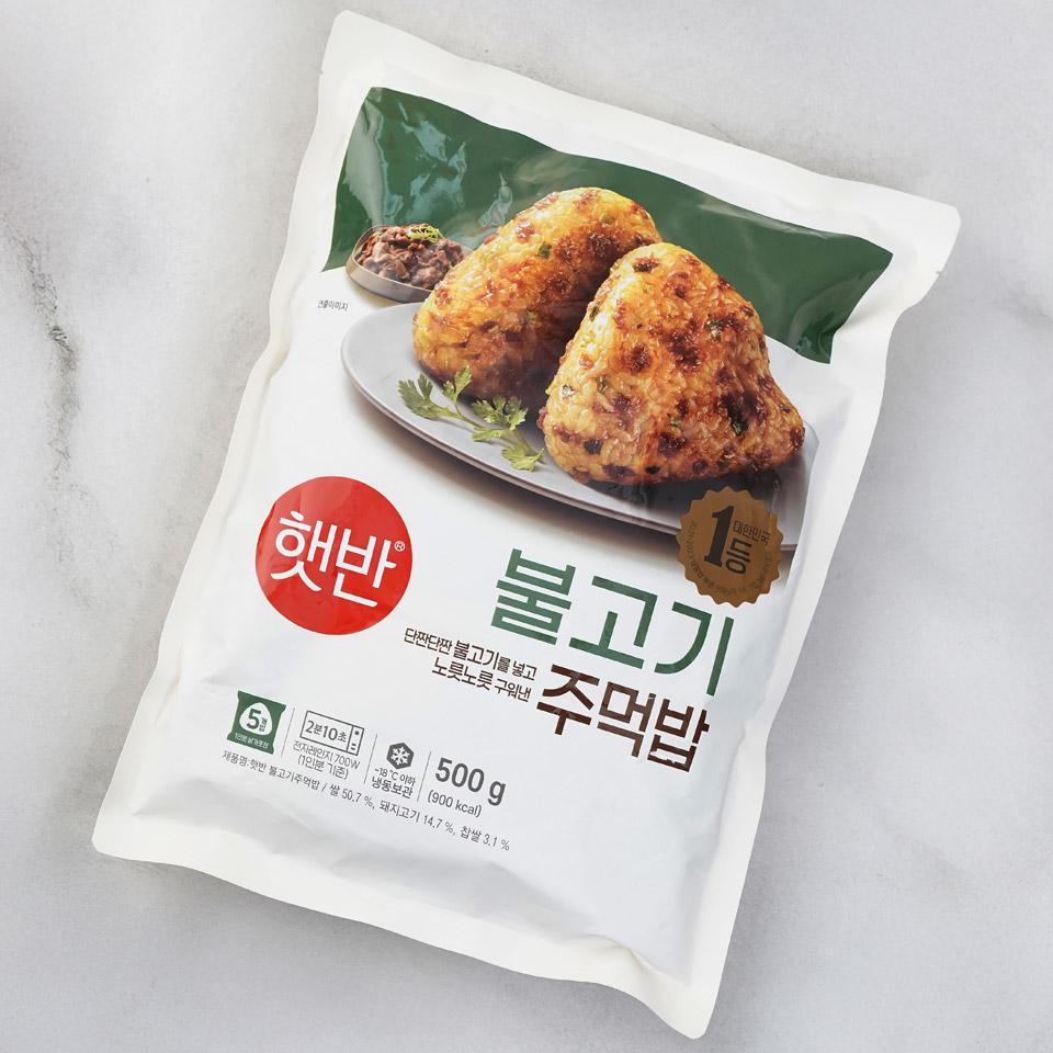 메가마트 CJ 햇반쿡반 불고기주먹밥 500g - 상세 이미지 2