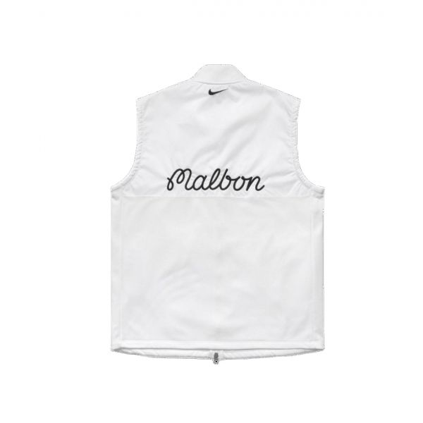 [정품] 말본 골프 x 나이키 써마핏 빅토리 베스트 화이트 Malbon Golf Therma-Fit Victory Vest White 494972 : 메타마켓트