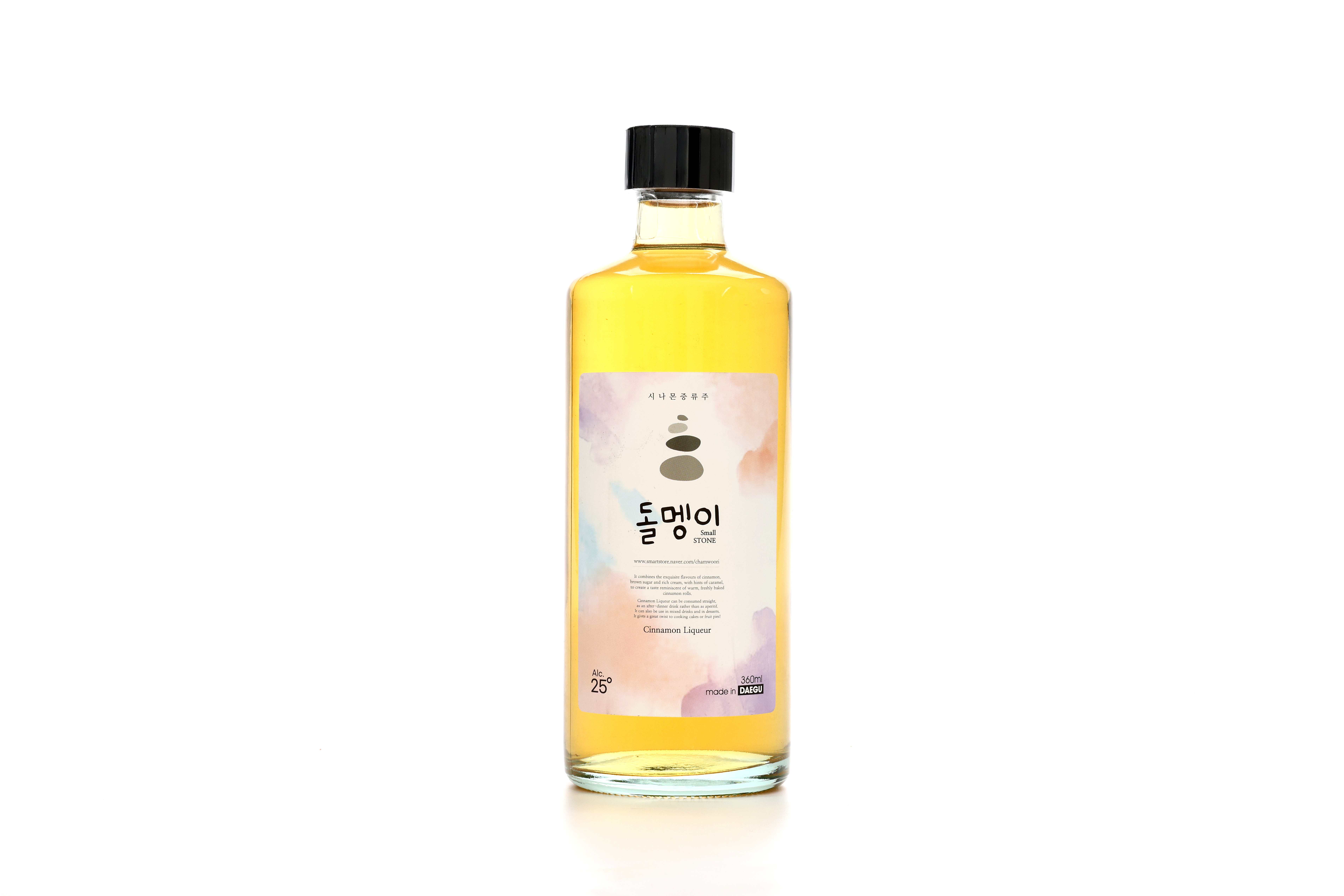 대구전통주 계피 증류주 증류소주 돌멩이 360ml 25% - 상품 이미지