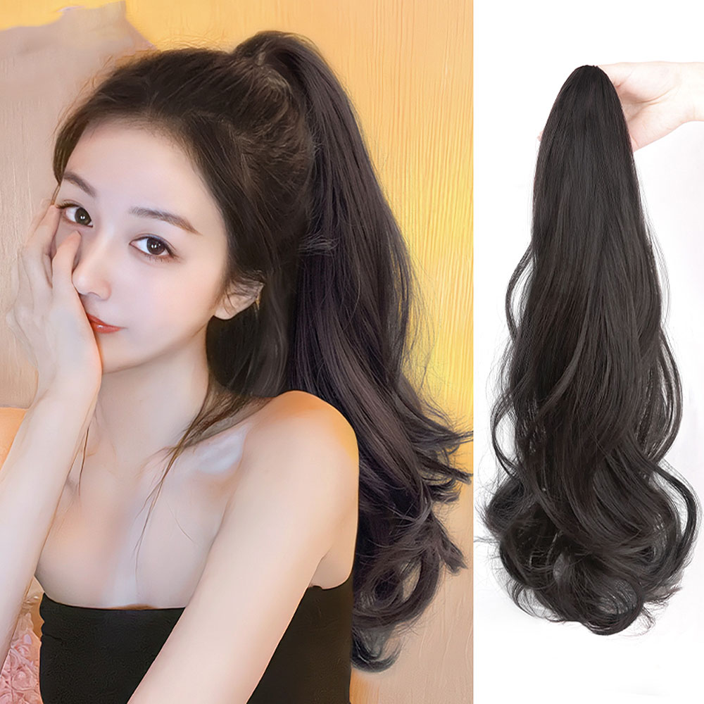 롱 웨이브 포니테일 집게가발 가발 집게 달비 - 상세 이미지 5
