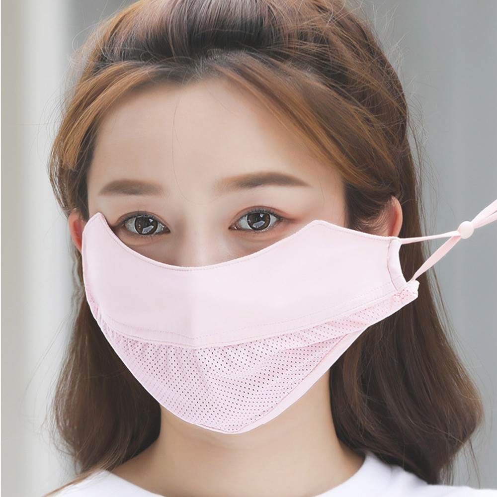 프리미엄 메쉬 기미마스크 얼굴 마스크 페이스 커버 기미 차단 햇빛가리개 - 상세 이미지 2