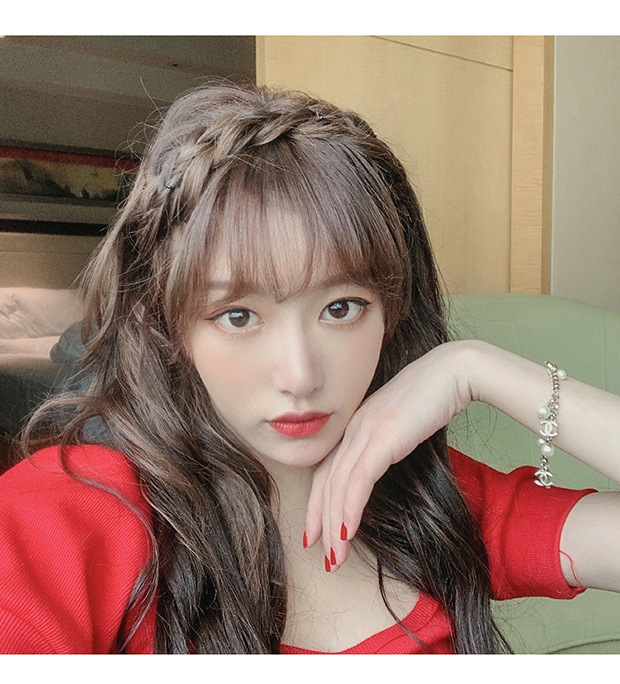 꽈배기 머리띠 벼머리 헤어밴드 땋은머리 가발 가채 - 상세 이미지 2
