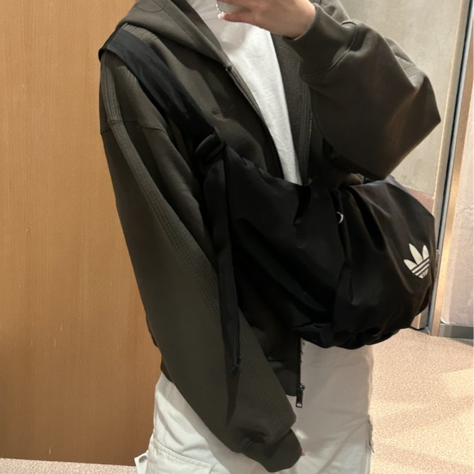아디다스 오리지널 포춘 숄더 크로스백 크루아상백 미니 미디움 곱창 가방 KA9271 이미지 7