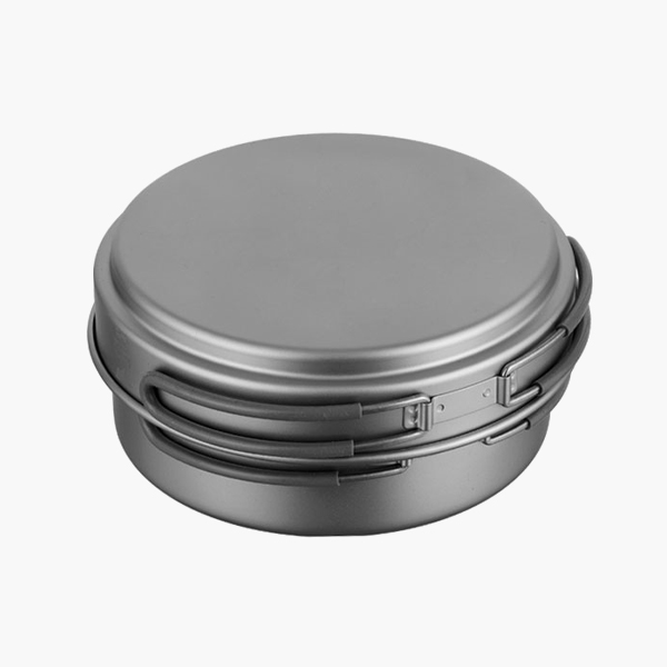 키이스 티타늄 포트 팬쿡 2P 세트 백패킹 경량 냄비 코펠