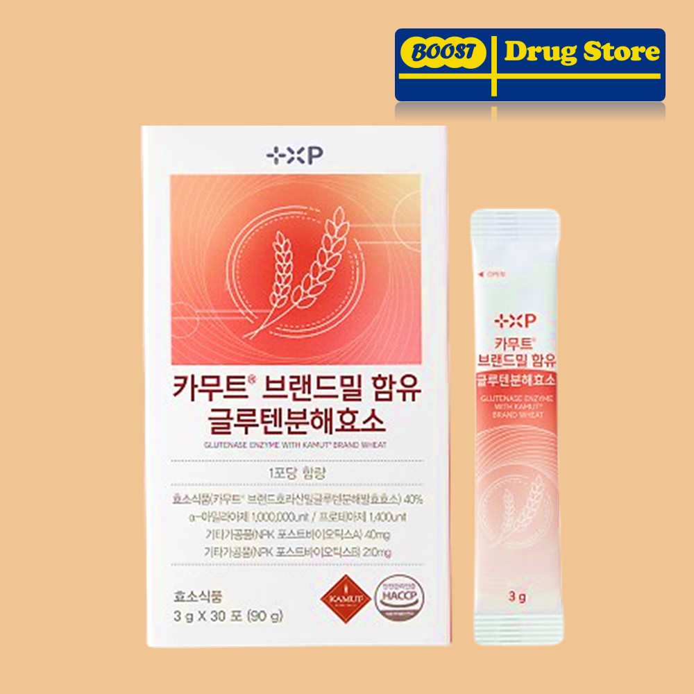 글루텐 분해 카무트 소화 발효 효소 밀가루 탄수화물 프리 추천 30포, 1개 - 상품 이미지