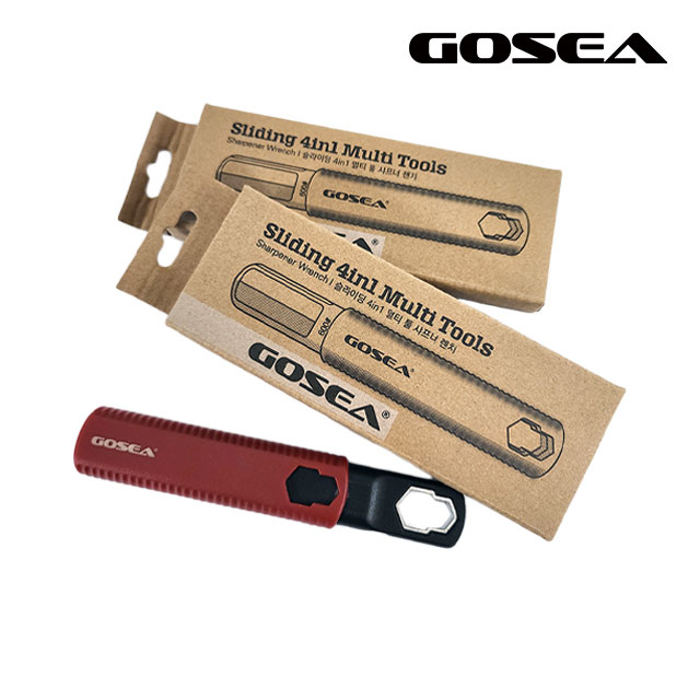 GOSEA 슬라이딩 4in1 멀티 샤프너 렌치 휴대용 칼갈이 가위 연마기 숫돌 - 상세 이미지 2