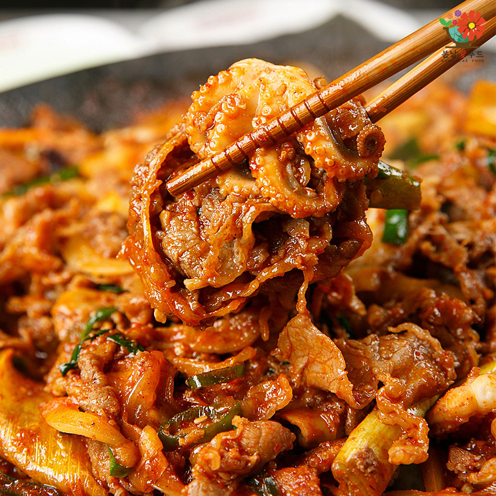 봄날애 쭈삼새 쭈꾸미 새우 삼겹살 4인분 1.2kg 캠핑 밀키트 술안주 야식