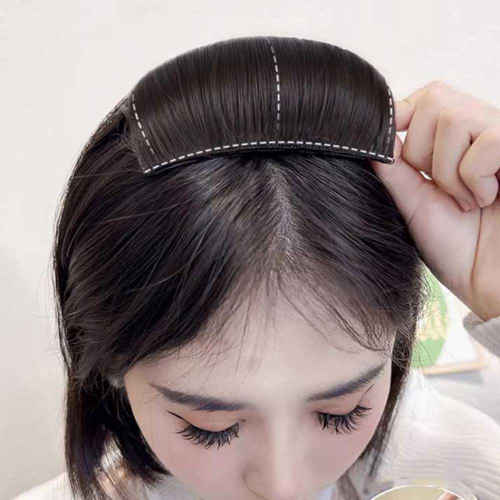 볼륨 윗머리 가발 빗핀 앞머리 헤어뽕 머리뽕 정수리볼륨 인모 뽕삔 - 상세 이미지 2