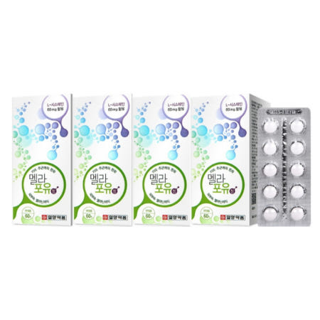 일양약품 멜라포유 60정 4개