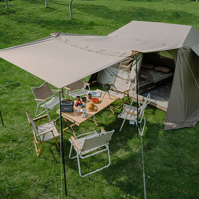 네이처하이크 빌리지 6.0 퀵오픈 텐트 자동 원터치 리빙쉘 쉘터 캐빈형 오토매틱